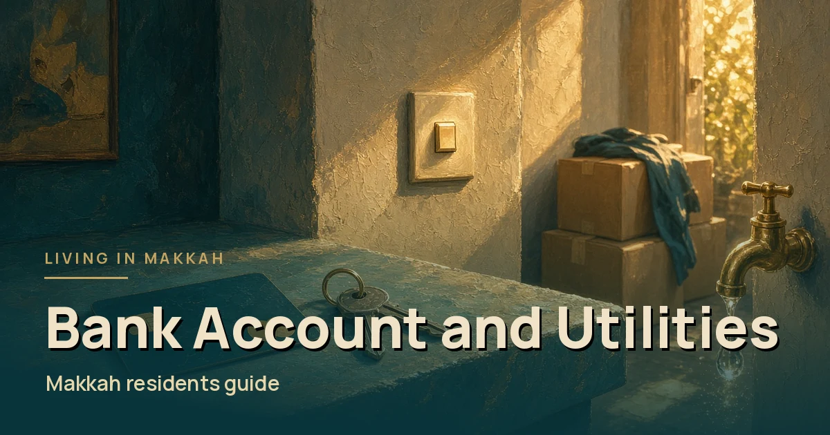 New to Makkah? Bank Account, Electricity and Water Basics for Newcomers