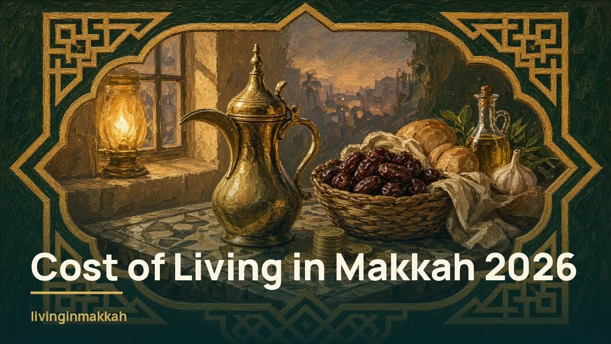 Cost of Living in Makkah (Mecca) 2026: What the Official Data Shows
